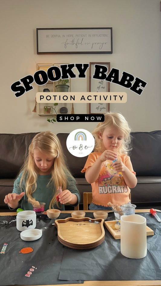 The Magic of Montessori-Inspired Play: How Our Spooky Babe Potion Activity Enhances Learning