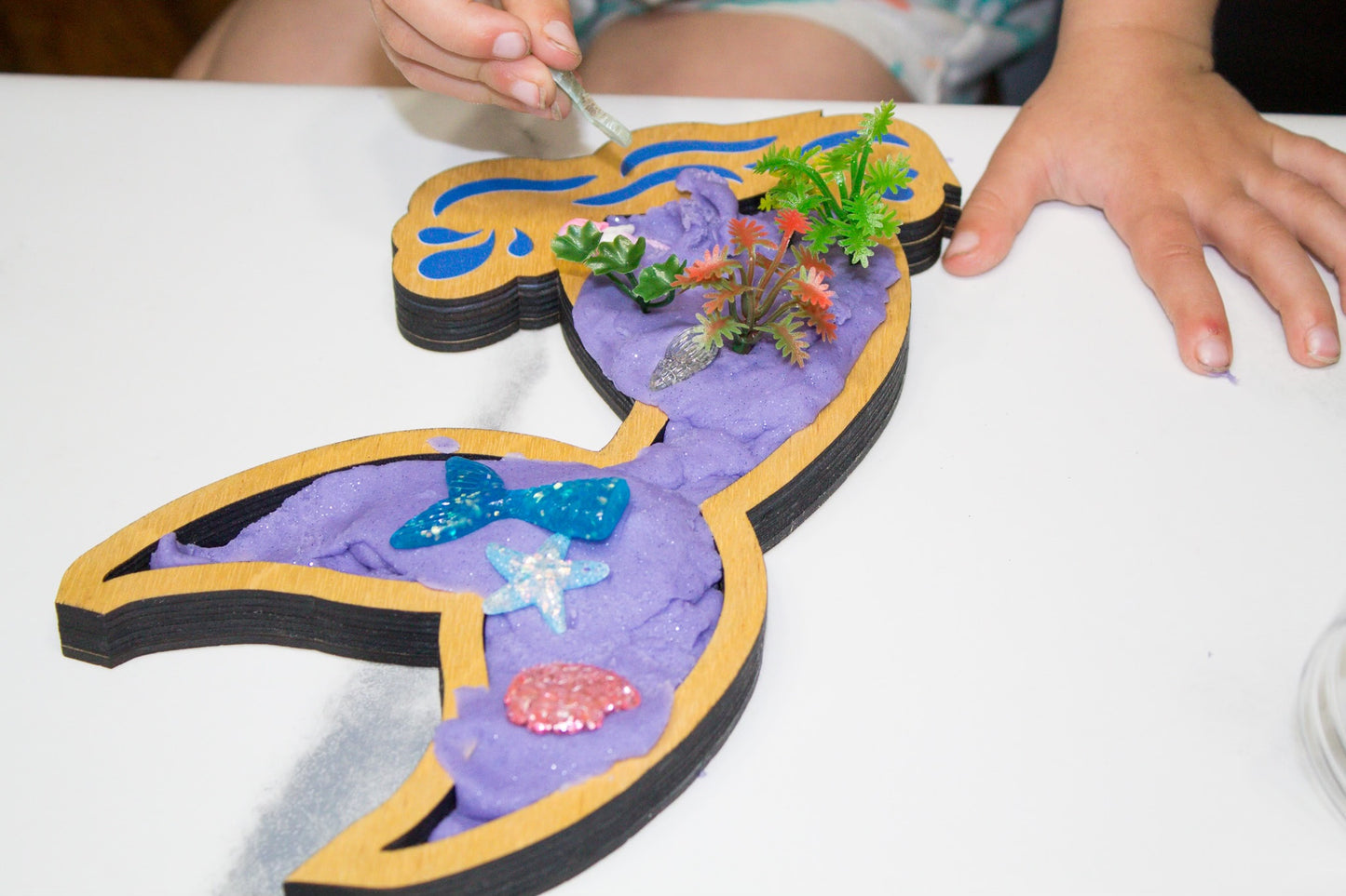 Mermaid Sensory Dough Activity